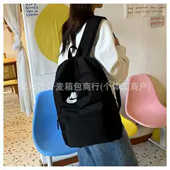 Cross-border NK Fashion Brand New Schoolbag Simple All-match Large Capacity Backpack for College Students Travel Backpack for Men and Women