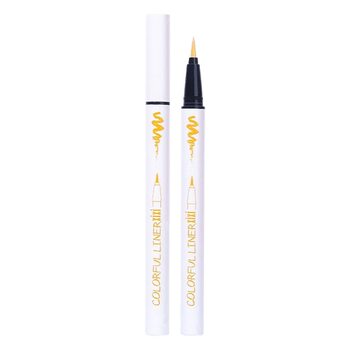 Makeup Xixi Beautiful Eyes Colorful Eyeliner Pen, Fine and Long-Lasting, Non-Smudging, Brightening, Colorful Pearlescent, Quick-Drying, Beginner Makeup