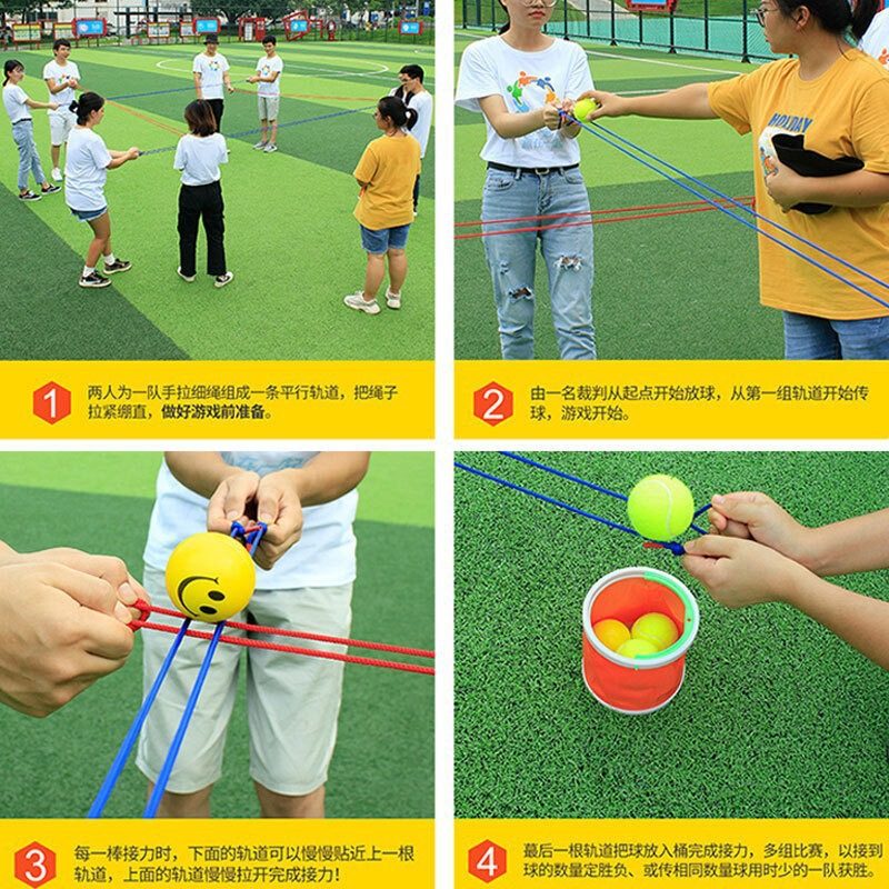 纵横天下轨道运球团建户外道具趣味游戏活动器材互动游戏成人家庭