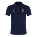 Ac milan chest patch + champions league - navy blue