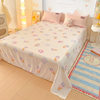 New A-Class Towel Embroidery Printed Four-Piece Dormitory Cute Bedding Set Washed Cotton Duvet Cover Fitted Sheet Three-Piece Set 4