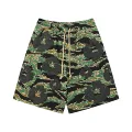 Camouflage green shorts