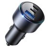 Cross-Border 2C1A Car Charger Suitable for Apple 15 16 Super Fast Charging One to Three Car Charger Manufacturer 78W