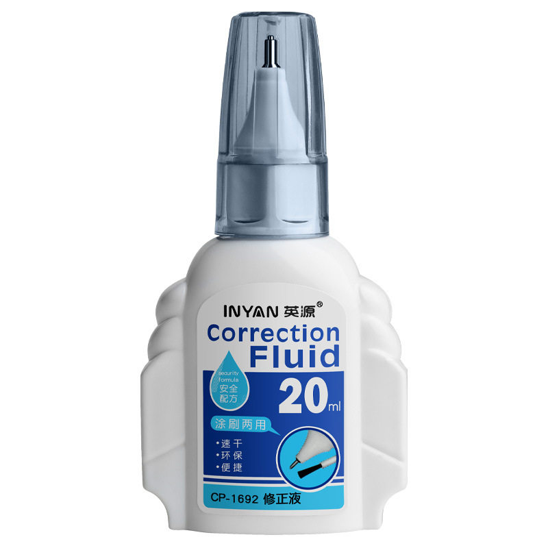 New Correction Fluid Correction Fluid for Primary School Students to Quickly Dry Large-Capacity Brushing Cheap Correction Fluid Correction Night