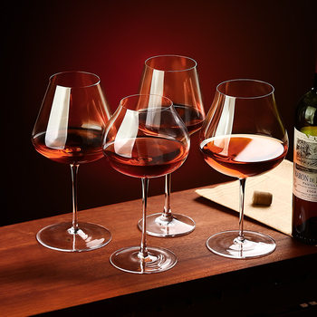 Large Burgundy Red Wine Glass Set for Home Luxury Creative Crystal Glass Big Belly Decanter Grape Goblet