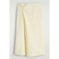 Cream yellow skirt