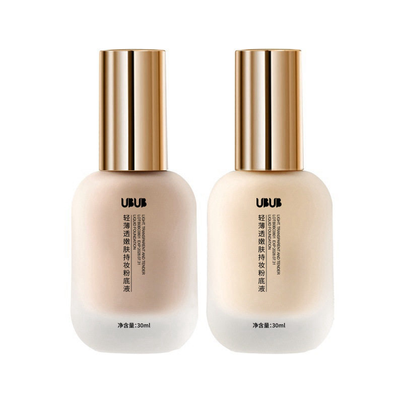 UBUB foundation liquid mixed with dry oil skin water moisturizing makeup oil control concealer lasting modification is not easy card powder is not easy to take off makeup women