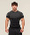 Мужская футболка GYMSHARK/ONYX для занятий спортом и фитнесом, быстросохнущий дышащий эластичный тренировочный костюм с круглым вырезом и короткими рукавами в обтяжку mini 16