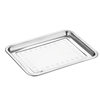 Wholesale Stainless Steel Trays and Plates for Home and Commercial Use, Deepened Dish Plates, Fruit Plates, Thickened Dumpling Plates, Tea Trays, Cross-Border