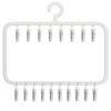 Seamless Baby Clothes Hanger Plastic Home Wardrobe Baby Socks Seamless Storage Sock Clip Windproof Drying Clothes Hanger