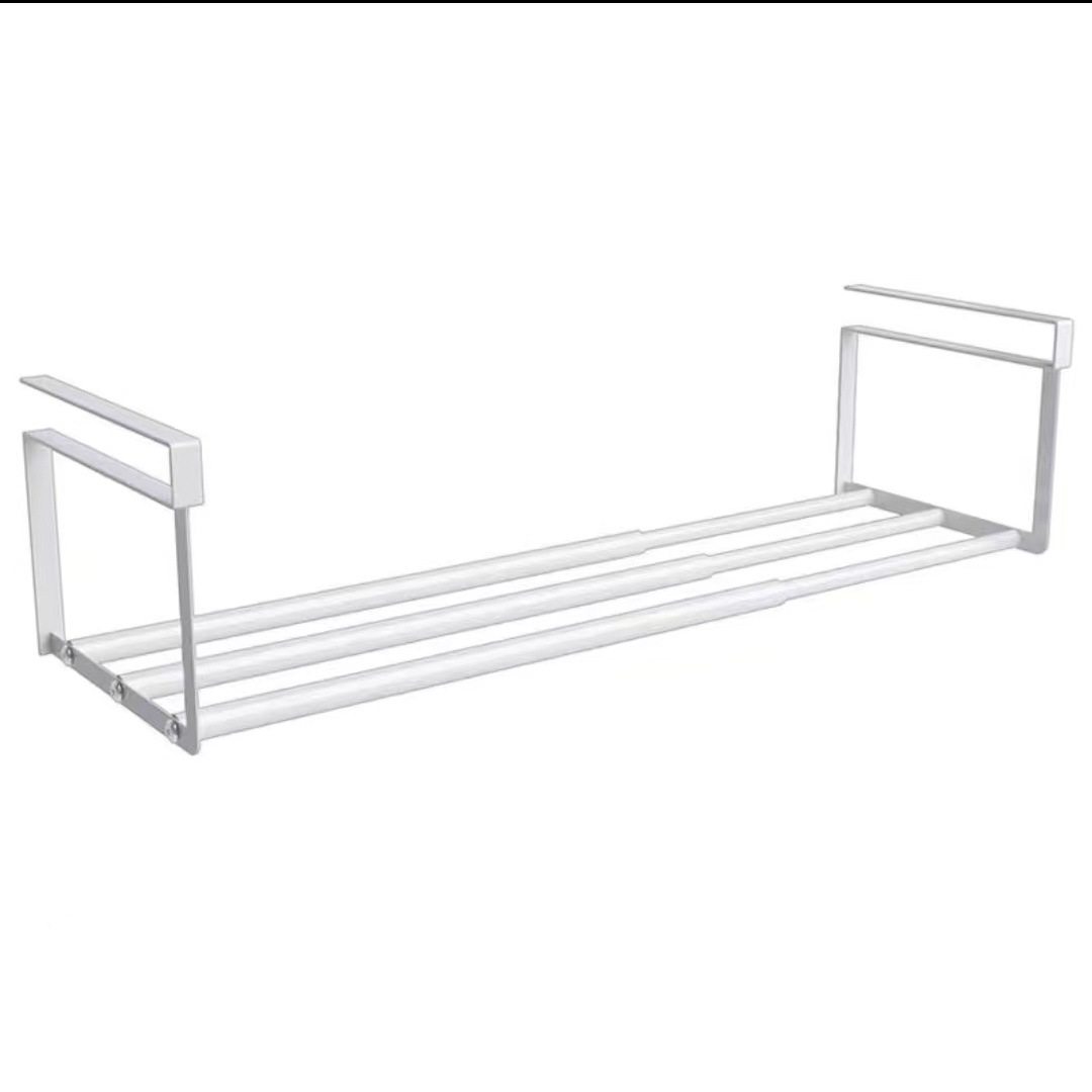 Layered Shoe Rack for Home Use, Extendable Shoe Cabinet with Dividers, Shoe Holder with Hanging Basket, Storage Rack for Organizing Shoes