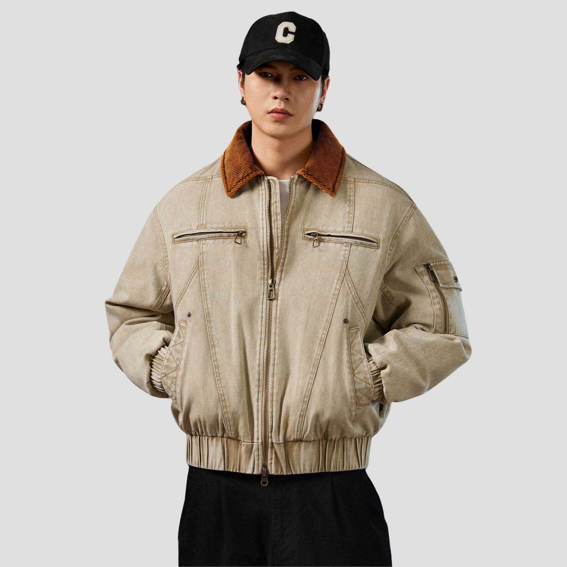 Allin Winter Trendyy Retro down Jacket Men's 2025 New High-End Warm and Versatile Casual Jacket