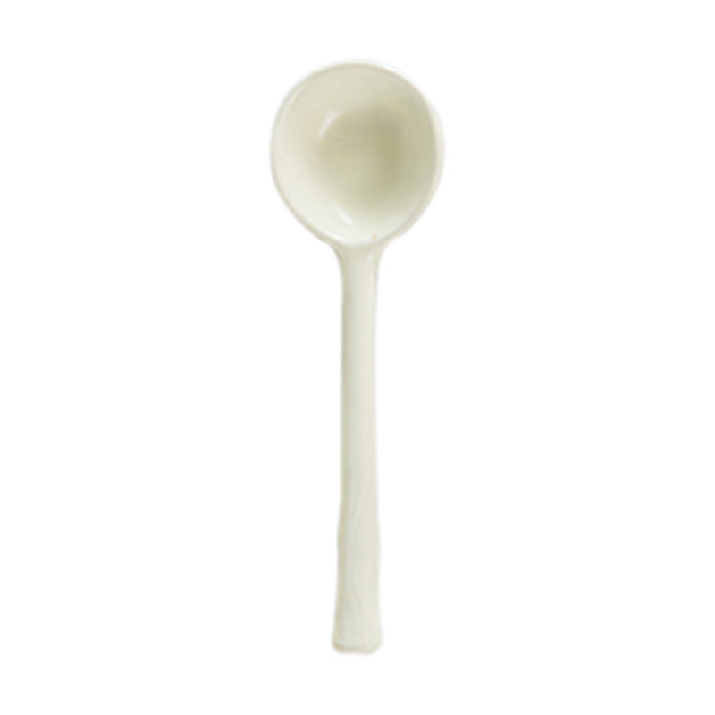Eating Spoon Cute High-Looking Creative Ceramic Small Spoon Household Soup Ins Long-Handled Rice Spoon Soup Spoon