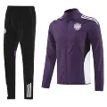 25 manchester united purple windbreaker suit