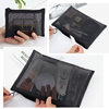 2022 factory spot wholesale hot brand gifts transparent gauze square storage cosmetic bag