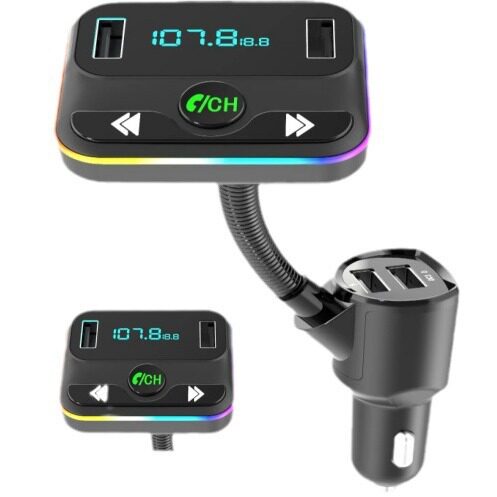 C37 Car Mp3 Player U Disk Music Car Bluetooth Fm Transmitter Hose 4Usb Port Fm Transmitter