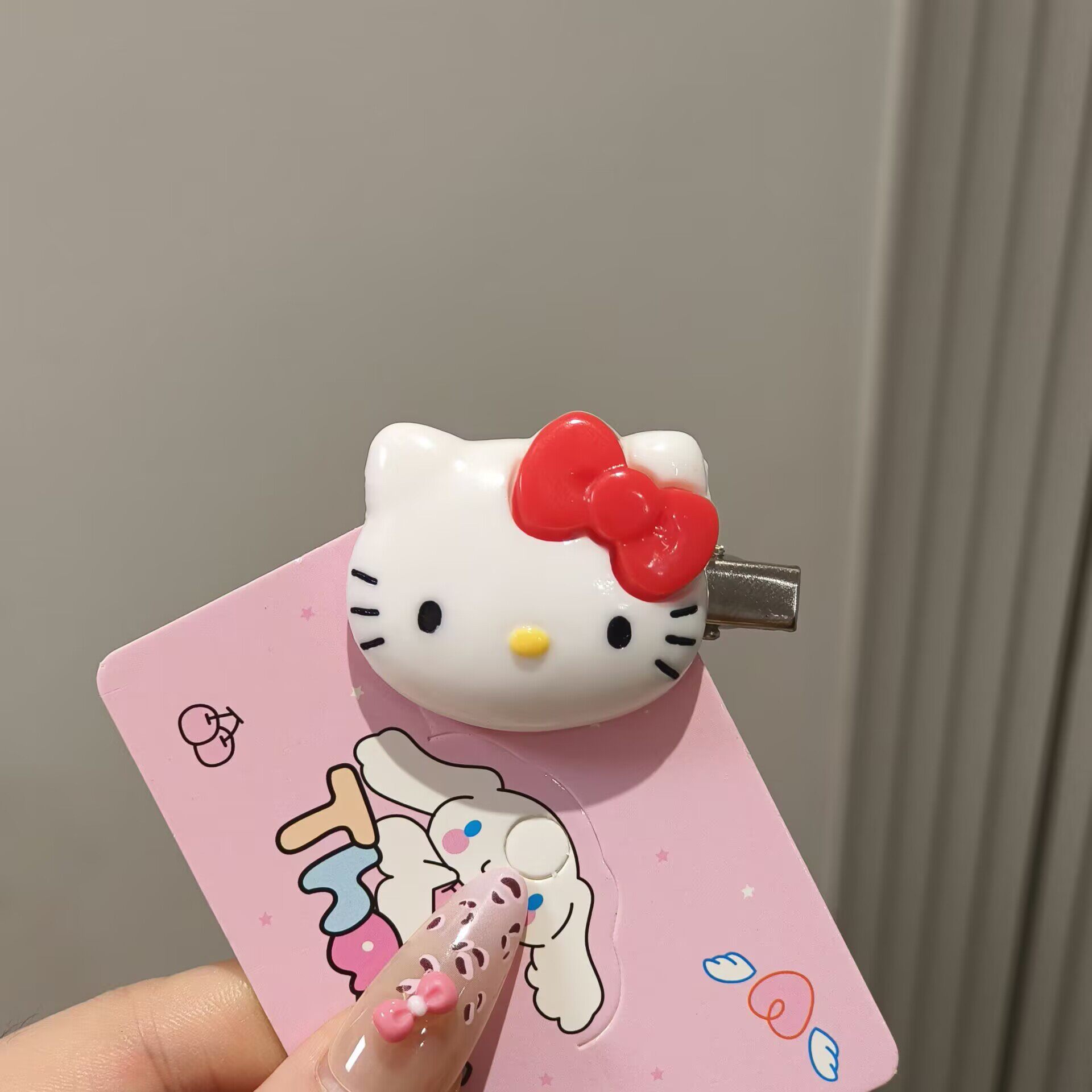 日系ins风甜美可爱大号猫咪发夹高颜值学生甜酷百搭刘海夹发饰