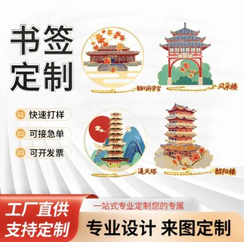 Famous Painting Oil Painting Metal Bookmark Tassel High Color Value Graduation Gift Souvenir Birthday Gift Gift Box suit Customized