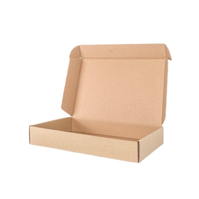 Aircraft Box Small Express Carton Long Clothing Logistics Packaging Box Extra Hard Three-Layer Corrugated Kraft Paper Box