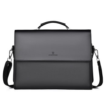 Cross-Border Foreign Trade Wholesale 2025 New Single-Shoulder Crossbody Bag, Hand-Held Business Bag, Horizontal Briefcase, Laptop Bag, Men's Bag