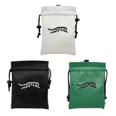 Golf Drawstring Pu Small Ball Bag Tiger Woods Embroidered Waterproof Tit Handbag Waist Bag
