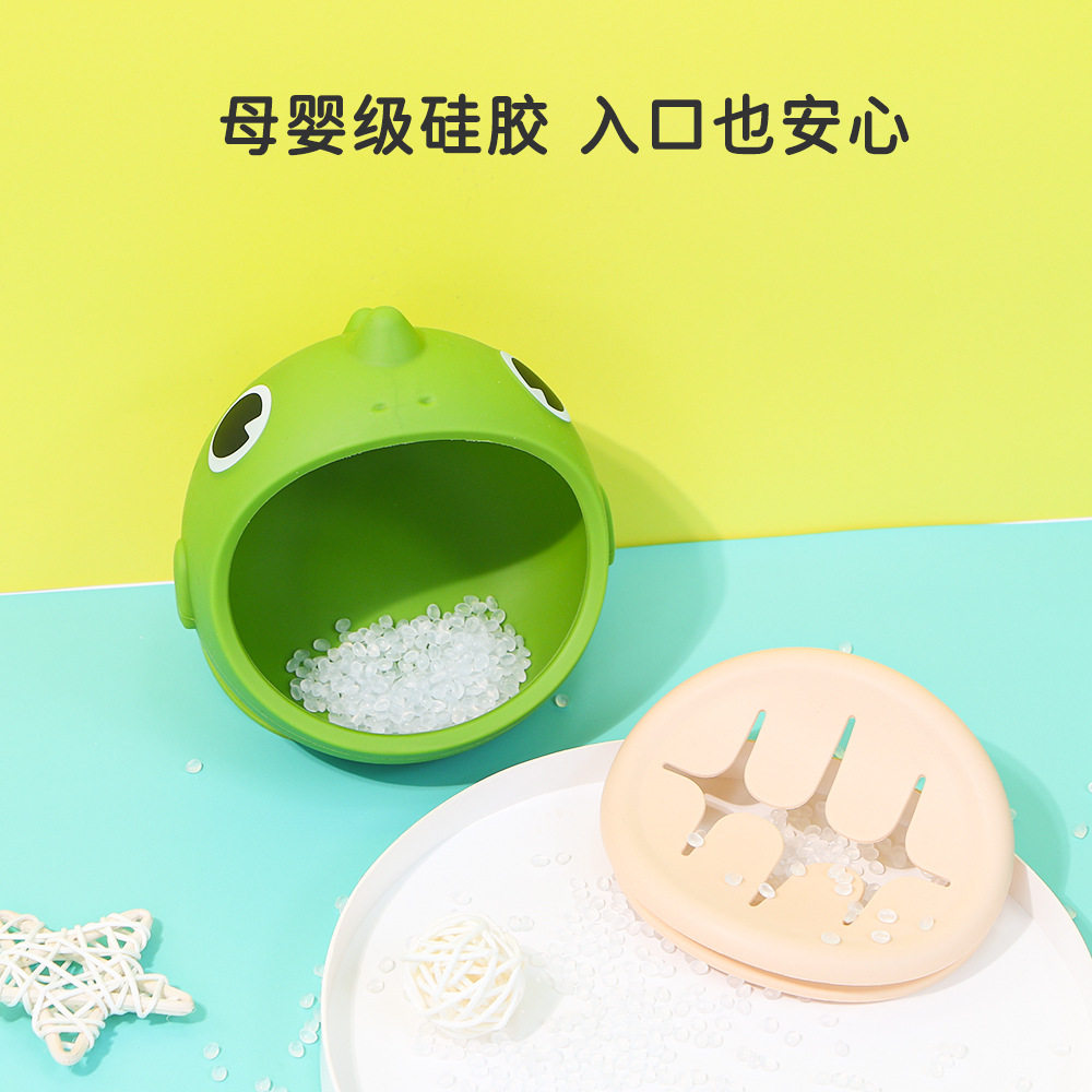 Silicone bowl spoon children's complementary food feeding dinosaur bowl suction cup children's bowl baby complementary food silicone suction cup bowl snacks