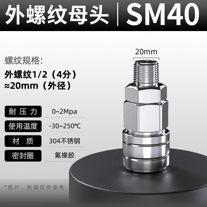 สั่งซื้อนำเข้า Tracheal Quick Connector รอบ 3-Way 2-Way 304 สแตนเลส C-Type Self-locking Air ปั๊มเครื่องอัดอากาศ Quick-ปลั๊ก shunt อุปกรณ์เสริม จากจีน