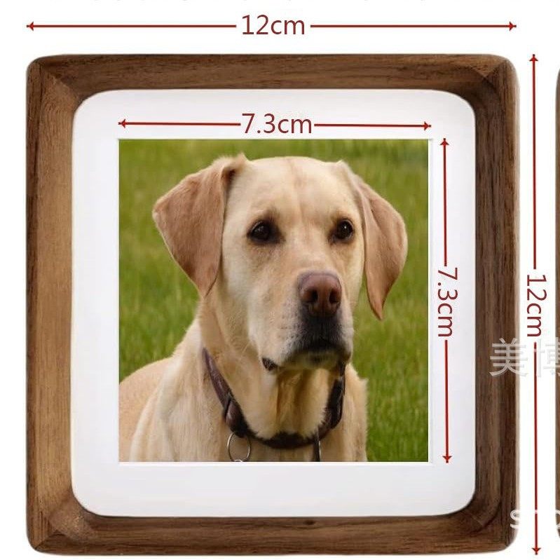 North American Black Walnut Solid Wood Rounded Corner Arc Picture Frame Wholesale Washed Photo Frame Table High-End Photo Frame Decoration