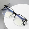 New Large Frame Retro Male Student Tr90 Glasses Frame Female with Prescription Myopia Glasses Frame Anti-Blue Light Flat Mirror oz