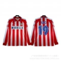 94-95 atletico madrid home long sleeve no. 19