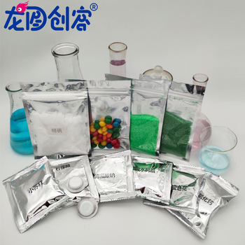 Chemical Materials: Baking Soda, Citric Acid, Sodium Alginate, Calcium Chloride, Effervescent Tablets, Alum, Snow-Making Powder, Scientific Experiments