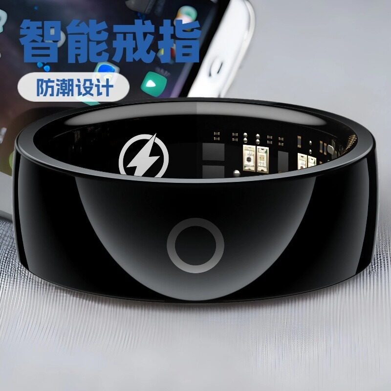 Cross-Border Ai Gesture-Controlled Gaming Rn01 Smart Touch Ring Blood Oxygen Heart Rate Sleep Monitoring Step Counter Multi-Sport