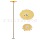 Заводская продажа golden dancing tube вращающаяся усовершенствованная портативная школа танцев на шесте home bar golden standard mini 1
