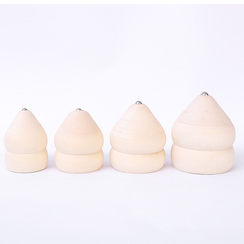 Ginkgo Wood Spinning Top Wholesale Children's Toys Willow Wood Spinning Top Wooden Spinning Top Wholesale Toys Luminous Spinning Top Educational