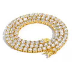 Amazon 3Mm4Mm5Mm Men's Tennis Bracelet European and American Zircon Micro-Inlaid Bracelet Men's Hip-Hop Diamond Bracelet Women