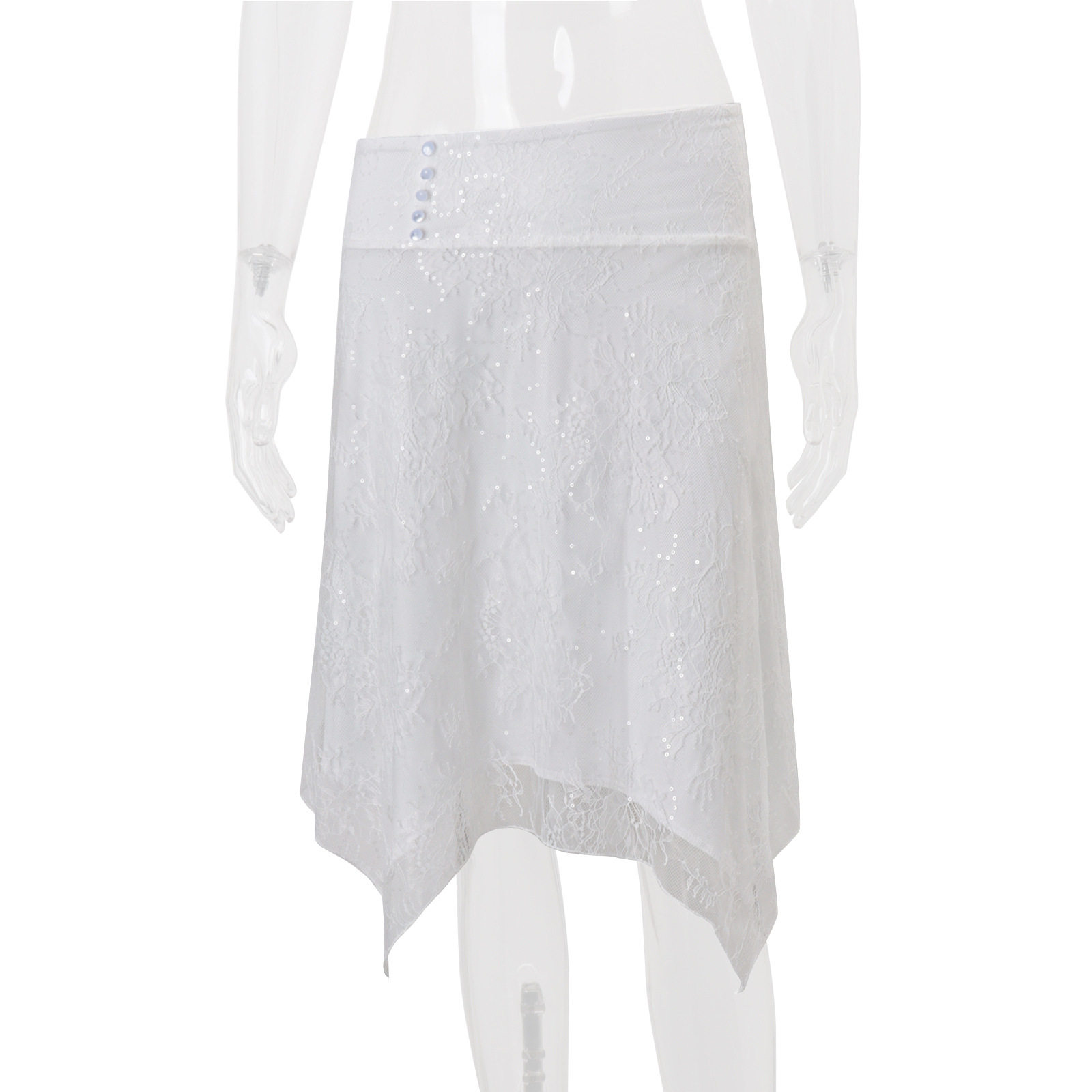 Summer Womens Fashion Skirt Sexy Low Waist Slim Fit Jacquard Design Irregular Hem Casual Wear Wholesale Available