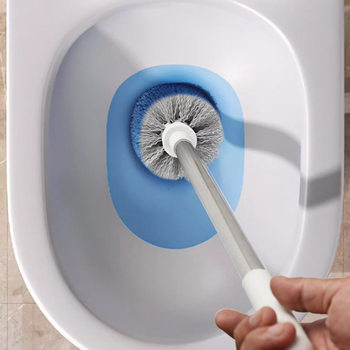 Toilet Toilet Brush Brush Wall-mounted Household Toilet Dead Angle Bathroom Cleaning Long Handle New Artifact suit