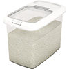 Rice Bucket Household Insect-Proof and Moisture-Proof 10kg Food-Grade Rice Storage Box Rice Storage Bucket Box Flour Classy Rice Tank
