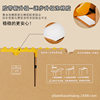 Zipper express postal carton packing delivery long square easy pull tear beauty cosmetics packing box carton
