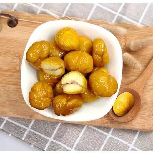 Zhen Guizi Oil Chestnut Kernels 500g Large Pack Linyi Specialty Fresh Chestnut Kernels Ready-To-Eat Individual Small Packs Healthy Snack