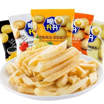 [Free Shipping] Crispy Shengsheng Crispy French Fries 20g Honey Butter Flavor Tomato Flavor Casual Snacks (1 Piece Delivery)