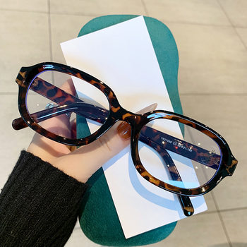 Ultra-Light Retro Tr Elegant Oval Women's Anti-Blue Light Glasses Can Be Matched with High-End Glasses for Myopia and Plain Glasses Frames