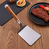 Stainless Steel Cooking Spatula Steak Spatula Pear Wood Handle Home Kitchen Pizza Spatula Cake Spatula Kitchen Utensils Steak Spatula