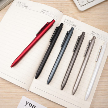 High-End Heavy-Touch Retractable Gel Pen, Promotional Pen, Business Gift, Carbon Signature Pen, Custom Logo