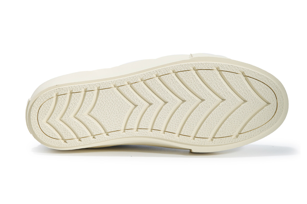 Giày sneaker nam da thật đế dày kiểu Âu phong cách tối giản — Màu đen, Màu trắng