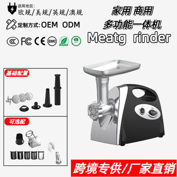 Cross-Border Meat Grinder Household Electric Small Fully Automatic Meat Filling Commercial Multi-Functional Mixing Vegetable Juicer