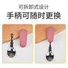 Fruit Scooping Spoon Silicone 316 Stainless Steel Fork Spoon Children's Feeding Tableware Training Set Feeding Supplementary Food