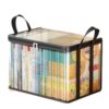 Transparent Visible Thickened Student Home Book Storage Box Storage Box Large Capacity Storage Waterproof Storage Box