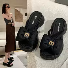 Women's Outdoor Sandals Online Celebrity All-match summer sandals 2023 new summer cute fashion bow ins fashion