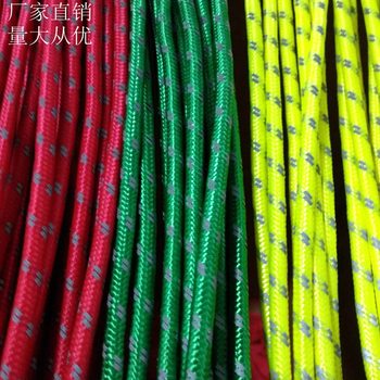 Luminous Seven-core Umbrella Rope Outdoor Tent Fixed Windproof Rope Multicolor Reflective Tent Rope Fluorescent Umbrella Rope